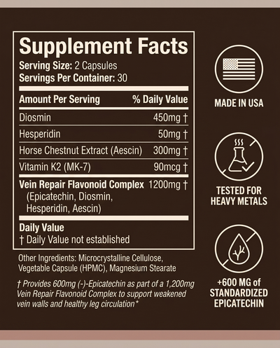 Klarea VeinEase Cocoa Flavonoid